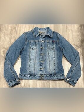 Yuka Jeans Mid Blue Denim Jacket Size L